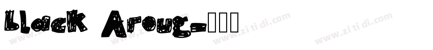 black Aroug字体转换